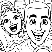 aperçu pour télécharger un coloriage