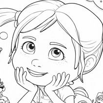 aperçu pour télécharger un coloriage